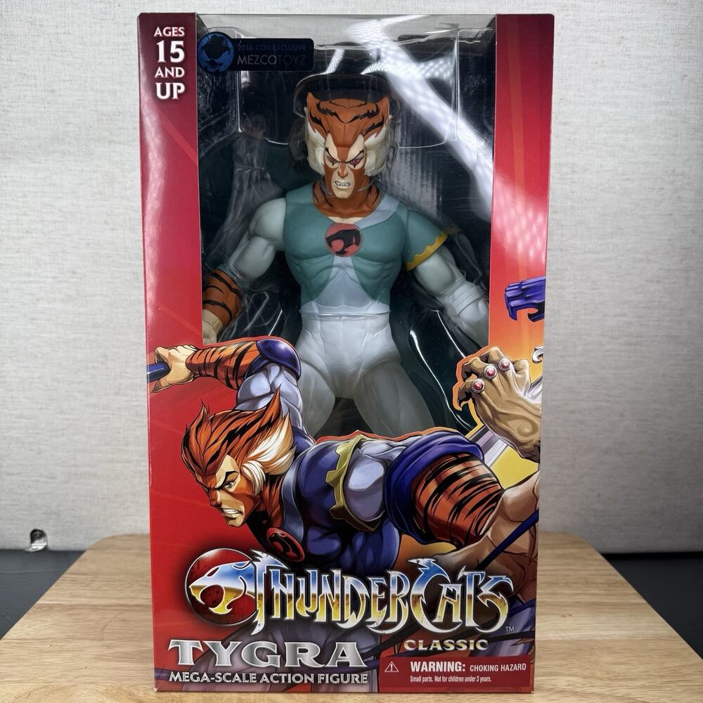 Mezco Toyz ThunderCats Tygra Mega-Scale 14" Action Figure 2016 New